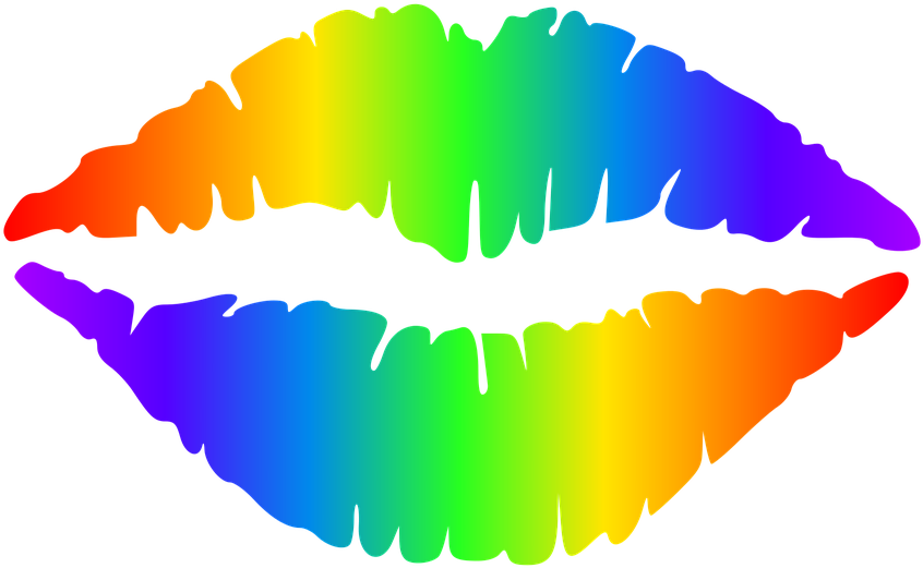 Lip Emoji Stickers Messages Sticker-0 - Lips Clip Art (960x679), Png Download