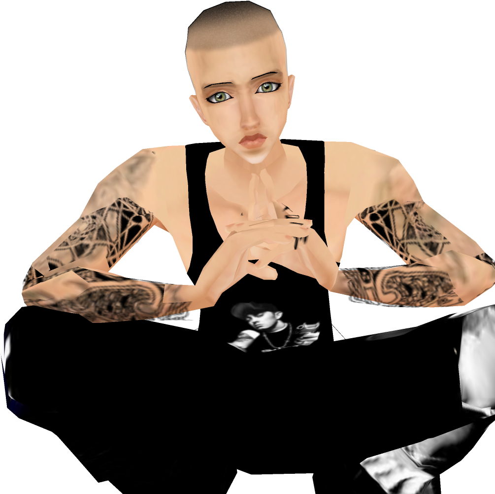 Photo Eminem - Sitting (1024x1024), Png Download
