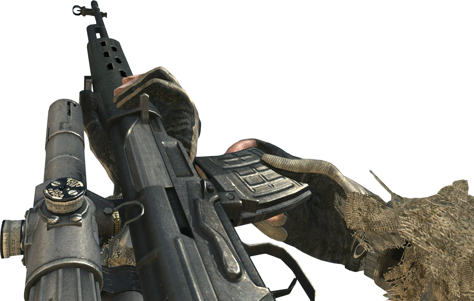 Dragunov Reloading Mw3 - Dragunov Mw3 Png (1875x1191), Png Download