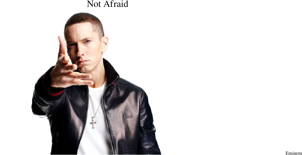 Not Afraid Sheet Music Composed By Eminem 1 Of 23 Pages - Eminem Png (1378x1378), Png Download