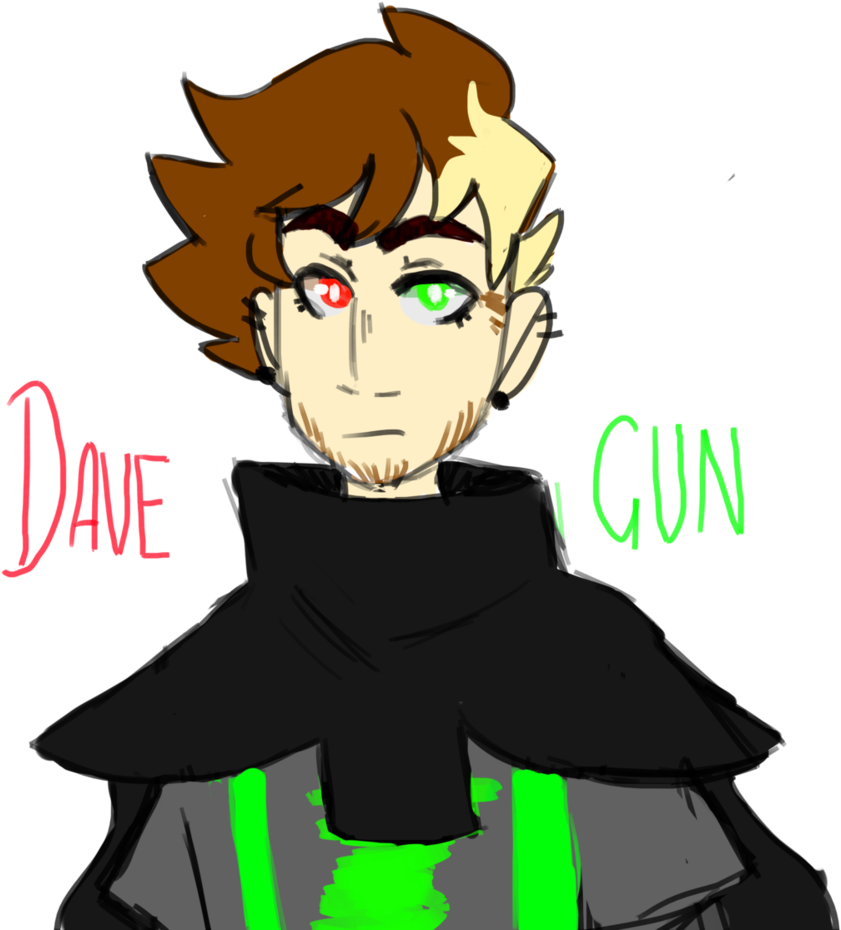 Davegun By Spacejeebs-dcmocp4 - Cartoon (854x936), Png Download