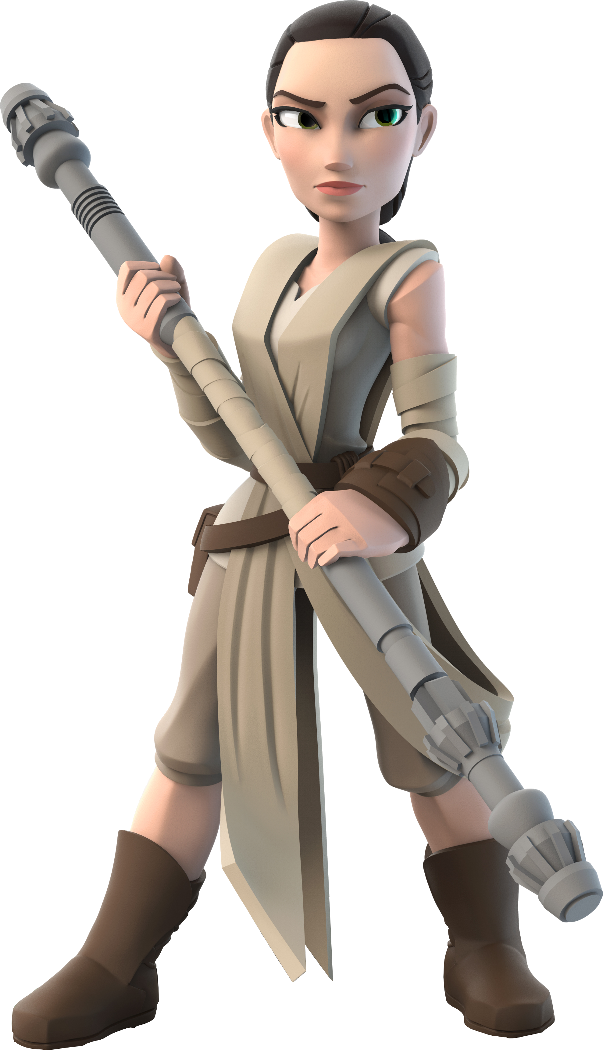 Disney Infinity - Rey - Disney Infinity 3.0 Edition: Star Wars The Force Awakens (1978x3442), Png Download