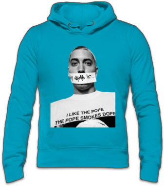 Discover Ideas About Eminem - Like The Pope The Pope (374x445), Png Download
