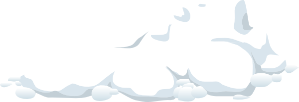Landscape Snow Rubble Png Clip Arts Has (600x206), Png Download