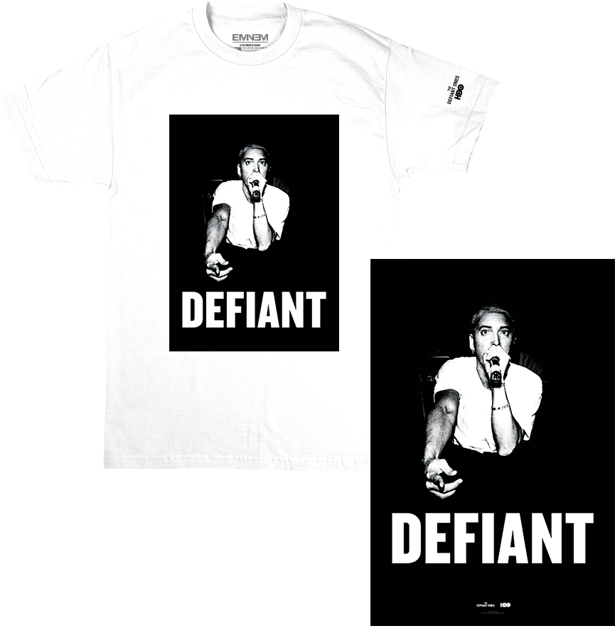 Limited Edition Eminem Defiant Merch - Eminem Defiant Ones Poster (1000x1000), Png Download
