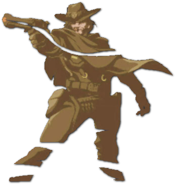 100% Jesse Mccree - Mccree Overwatch Png (393x422), Png Download