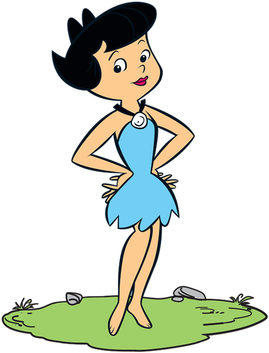 Betty Rubble, Abc - Fred And Wilma Flintstone (565x803), Png Download
