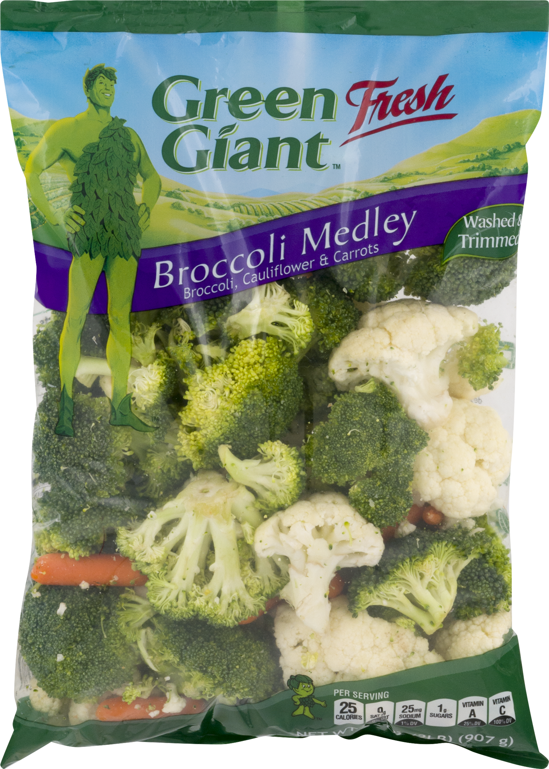Green Giant Fresh Broccoli Medley (1785x2500), Png Download
