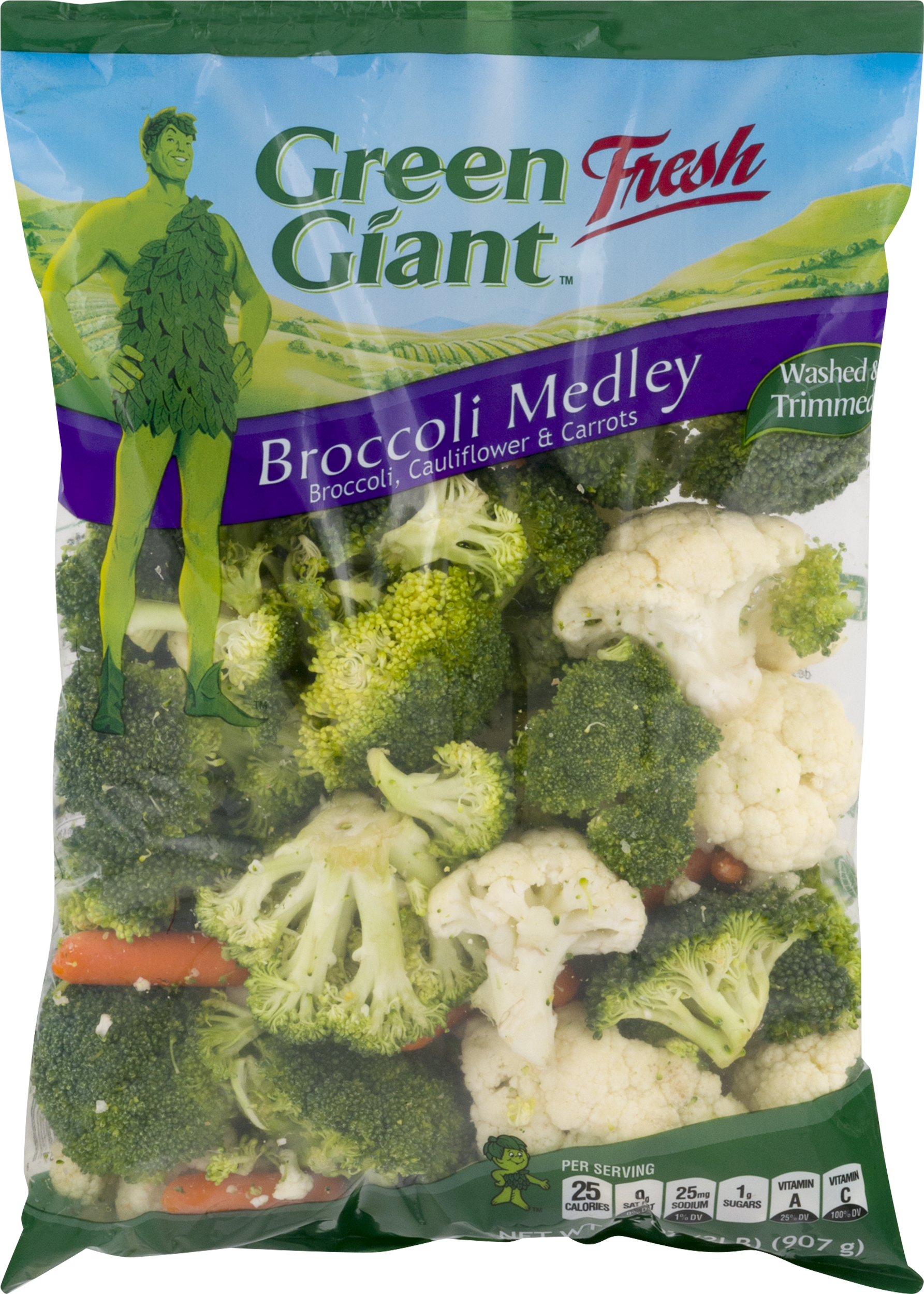 Download Green Giant Fresh Broccoli Medley Png Image With No Background Pngkey Com
