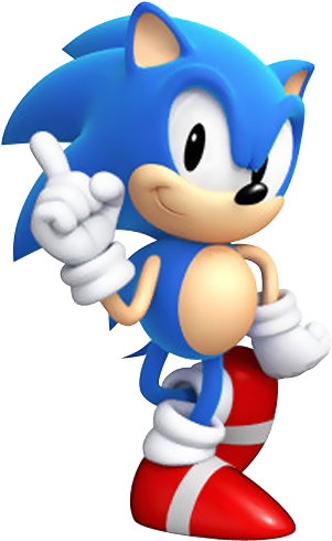 Classic Sonic - Sonic Forces Classic Sonic (364x517), Png Download