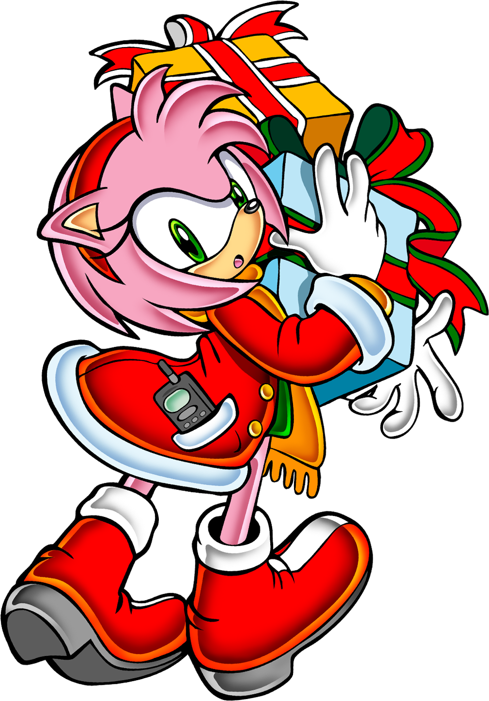 Sonic Adventure Xmas Amy Sonic Adventure, Amy Rose, - Amy Sonic Adventure (988x1416), Png Download