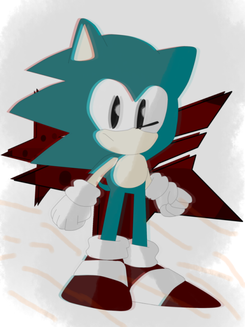 Classic Sonic Artwork - Sonic Forces Simbolo De La Resistencia (500x666), Png Download