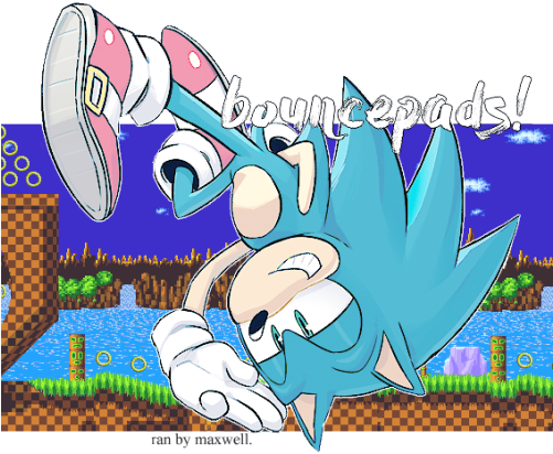 Sonic The Hedgehog (500x441), Png Download