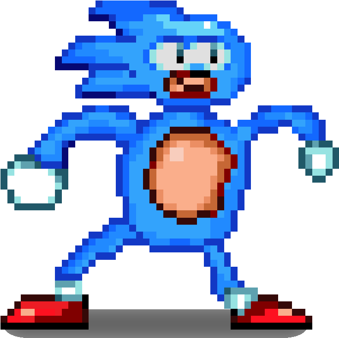 [art][oc] Sanic Mania - Sanic Mod Sonic Mania (870x870), Png Download