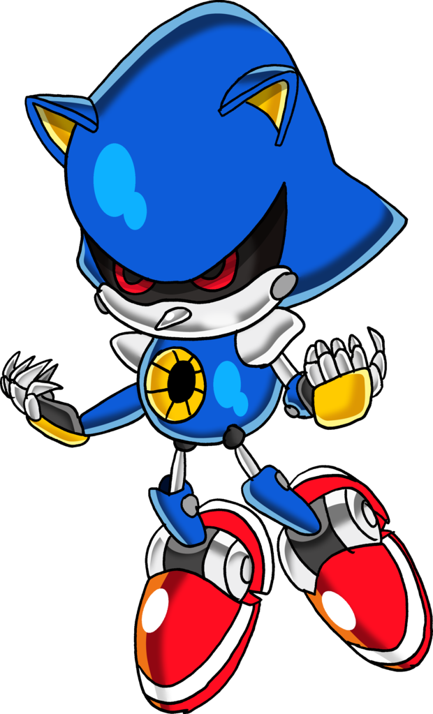 Classic Metal Sonic Tails19950 - Classic Metal Sonic Png (620x1023), Png Download