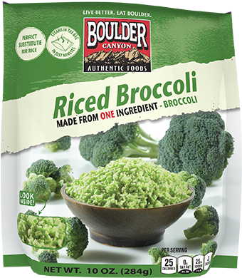 Boulder Canyon Riced Broccoli - Riced Broccoli (350x427), Png Download