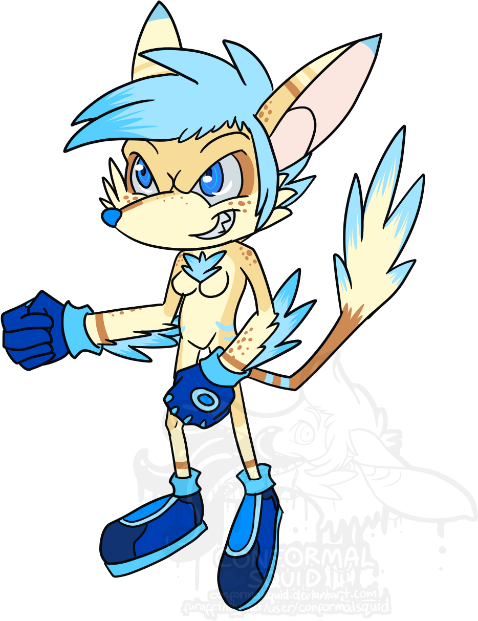 Kayden The Sanic - Cartoon (960x1280), Png Download