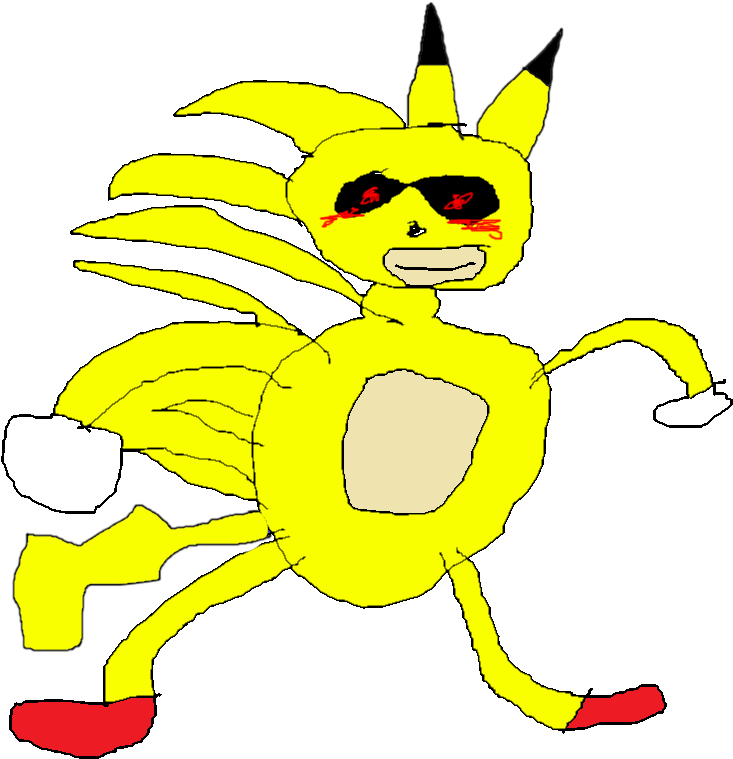 Sonic The Hedgehog 3 Yellow Clip Art Leaf - Super Sanic (870x870), Png Download