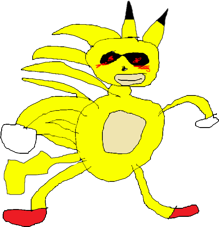 Download Sonic The Hedgehog 3 Yellow Clip Art Leaf - Super Sanic PNG