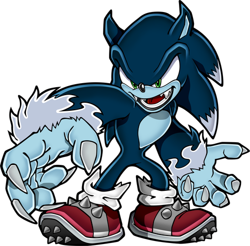 Enter Image Description Here - Sonic Werehog (500x491), Png Download