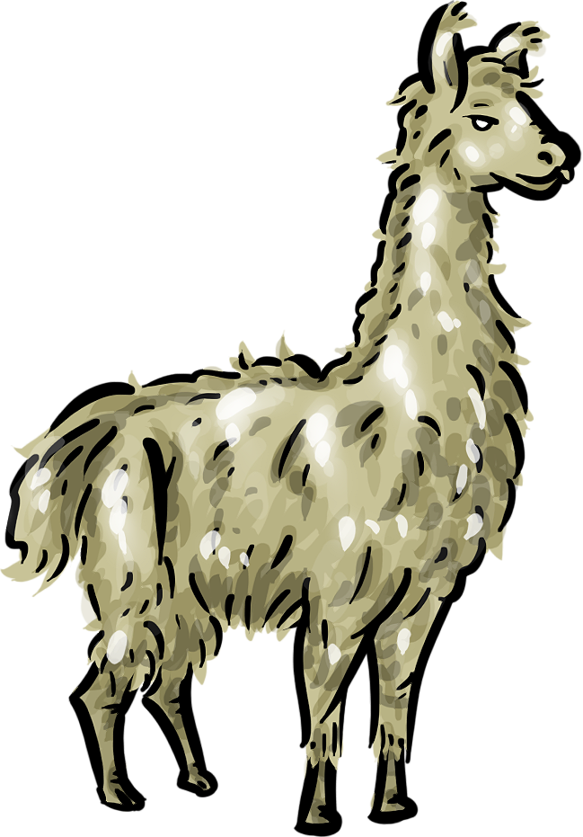 Llama Clipart Real - Llama Clipart Png (649x931), Png Download