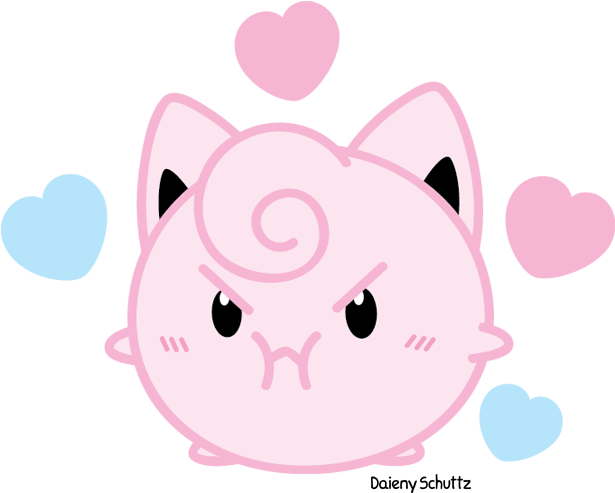 Banner Transparent Chibi By Daieny On Deviantart - Jigglypuff Chibi (650x516), Png Download