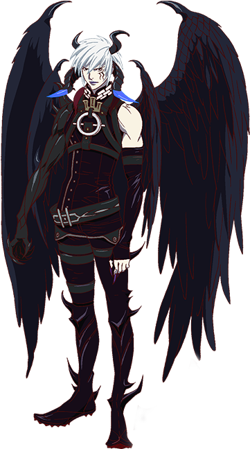 Tilsa8h - Shingeki No Bahamut Demons (390x650), Png Download