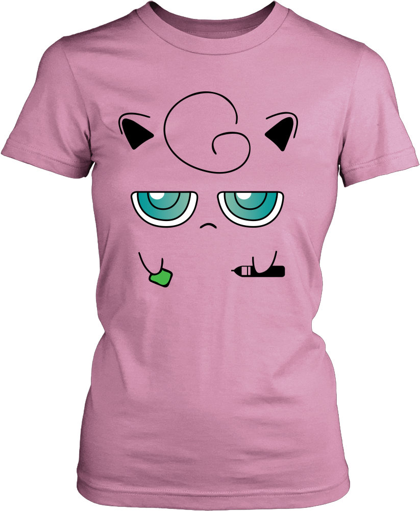 Pokemon Jigglypuff Marker Shirt - Living My Best Life Shirt (1000x1000), Png Download