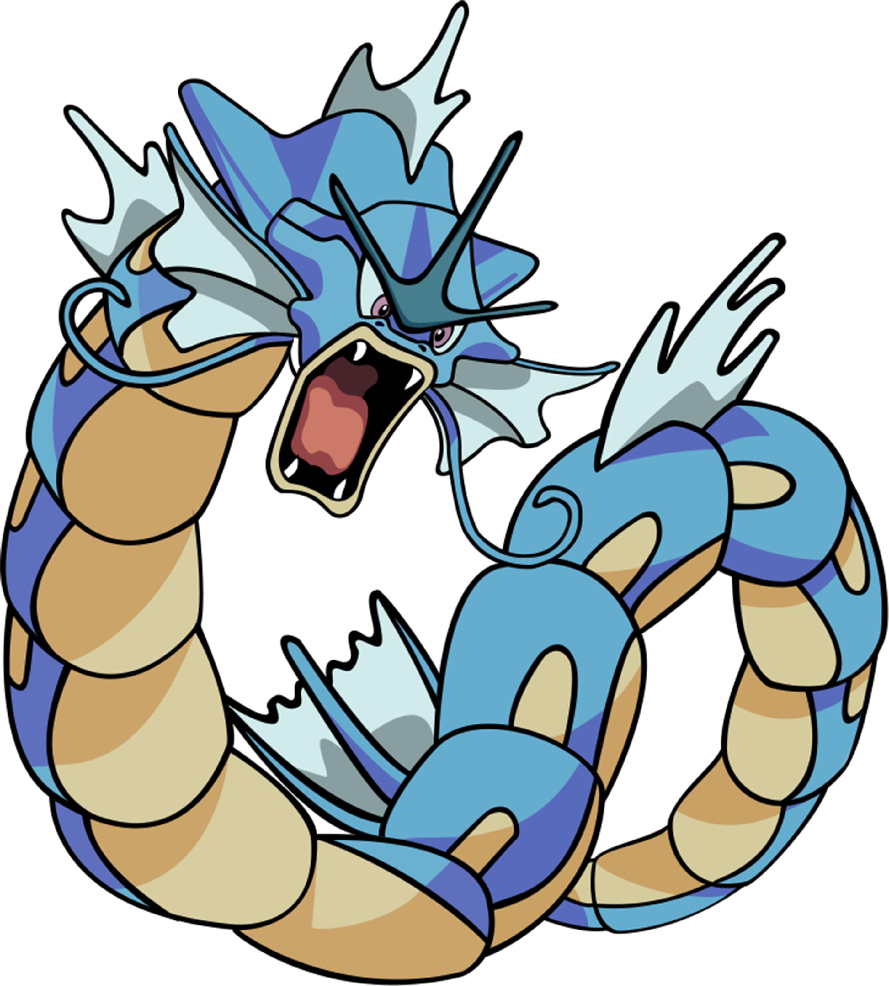 No Caption Provided - Pokemon Gyarados (3300x3300), Png Download