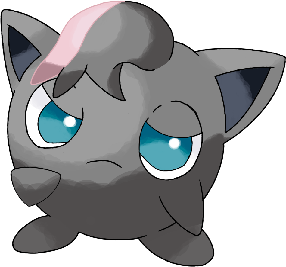 241kib, 1024x902, Alolan Jigglypuff - Edgy Jigglypuff (1024x902), Png Download