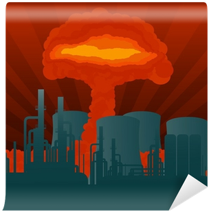 Atomic Explosion Cloud Formed Mushroom Over Nuclear - Circus (400x400), Png Download