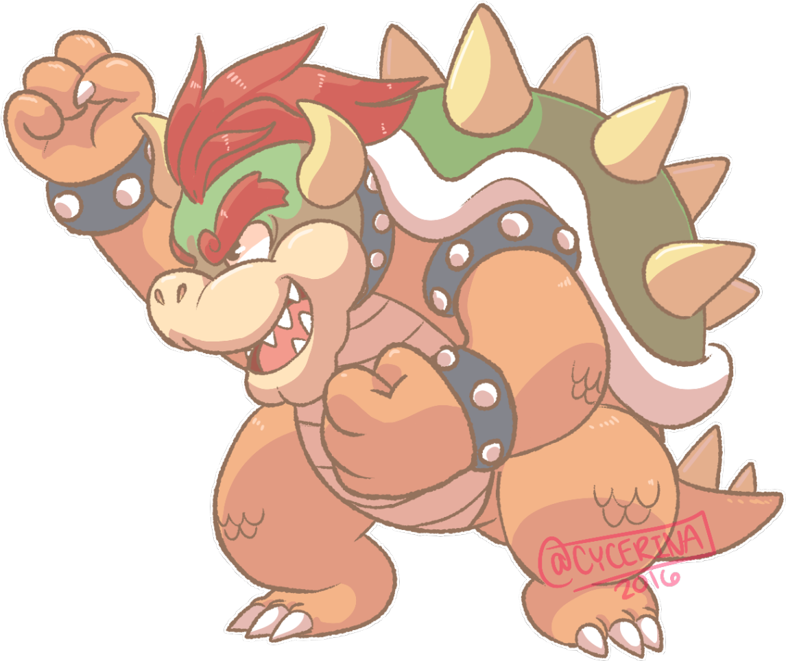 “shading Practice - Transparent Bowser (1280x1280), Png Download