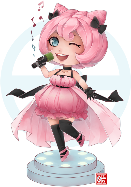 Full Size - Jigglypuff Gijinka (554x810), Png Download