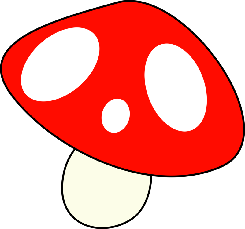 Mushroom Drawing Amanita Muscaria Download Free Commercial - Toadstool Clipart (801x750), Png Download