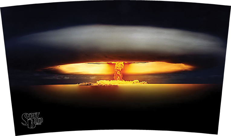 Mushroom Cloud Spit Bud Mushroom Cloud Spit Bud - Skin Decal Wrap For Asus Google Nexus 7" 2013 2nd Gen (764x449), Png Download