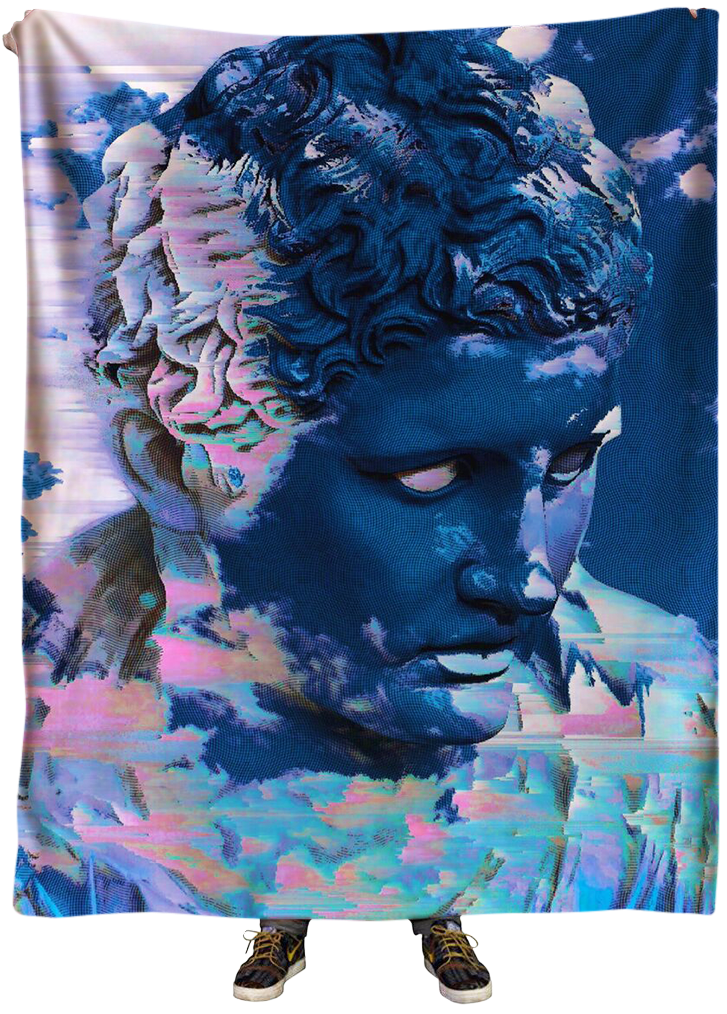 Distorted Visage Blanket - Product (834x1024), Png Download