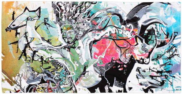 Astral Revelation Beach Blanket - Astral Revelation (700x700), Png Download