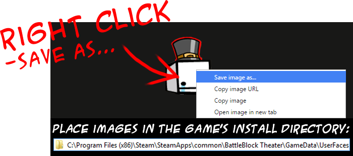 Battleblock Theater Custom Heads - Battleblock Theater Hatty Custom Head (700x310), Png Download