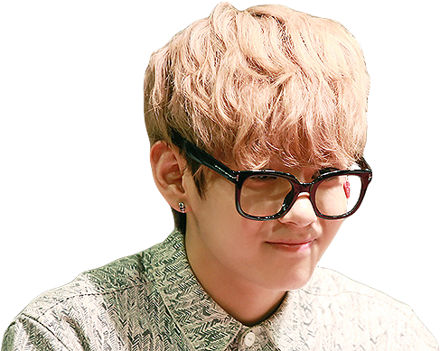 Kuro Hyou Images Taehyung ~ Round 3 <3 Wallpaper And - Bts Png Face V (526x400), Png Download
