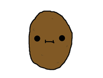 The Derp Potato Club - Derp Potato (352x352), Png Download