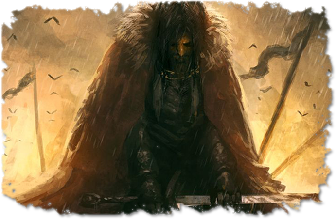 S27 - Воин На Коленях Арт (720x480), Png Download