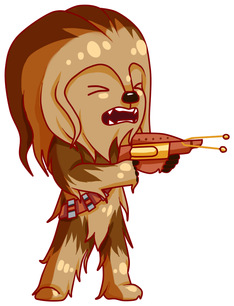 Jpg Freeuse Library Chewie By Moukitsu On Deviantart - Cartoon (1000x1000), Png Download