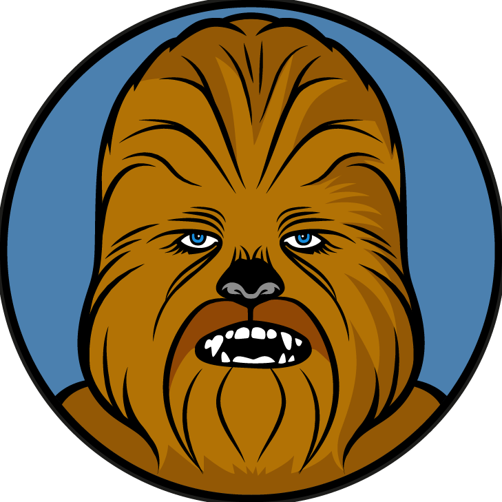 Opener/first Slip - Chewbacca (729x729), Png Download