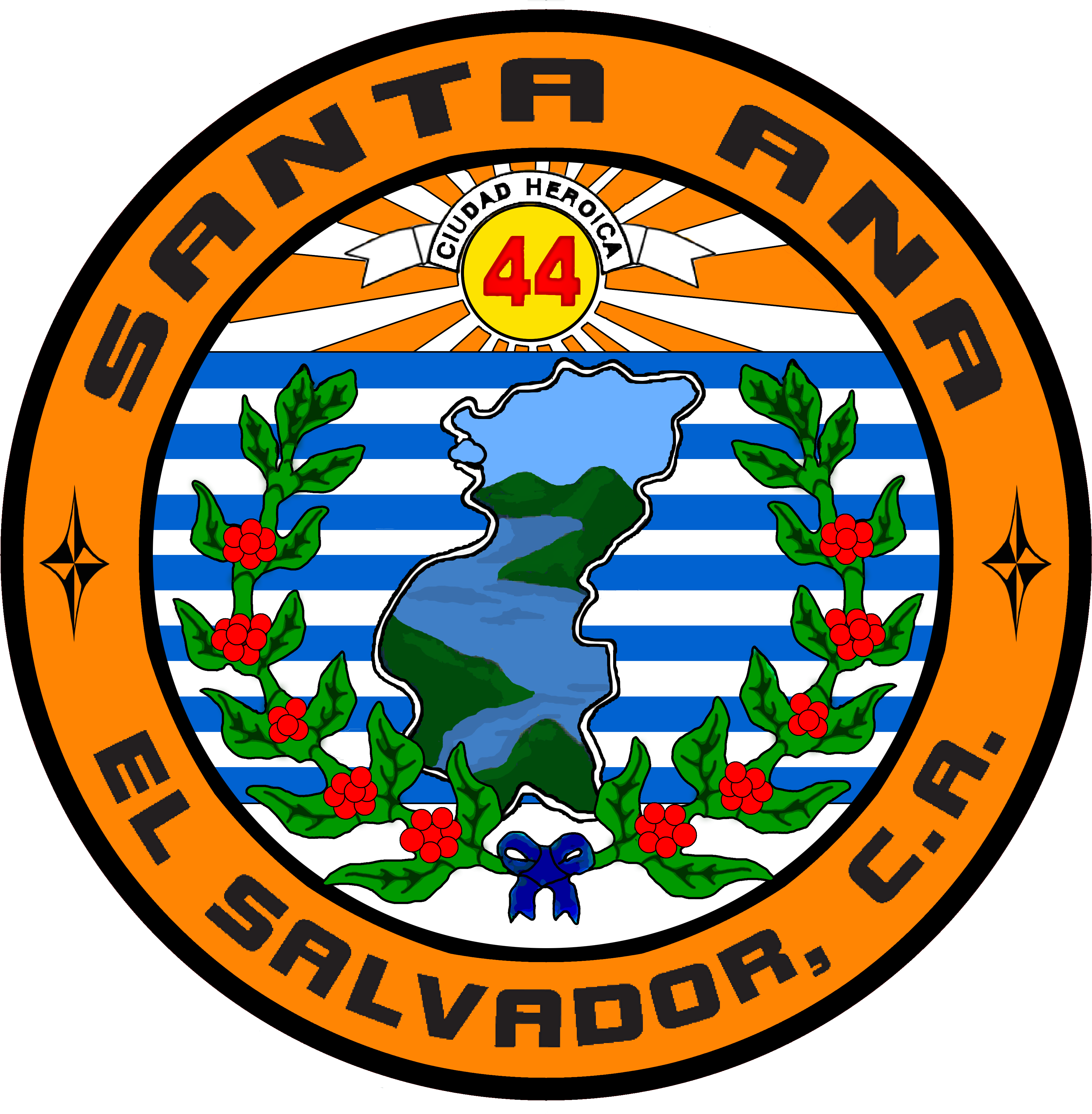 Escudo Santa Ana El Salvador - Quirino Province Logo Png (4000x4000), Png Download