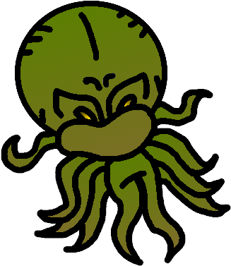 Cthulhu Mask - Clark (406x394), Png Download