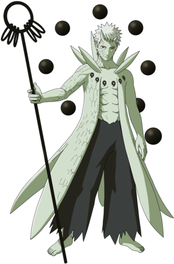 Http Static Tvtropes Org Pmwiki Pub Images Wmdvr48 - Obito Uchiha Six Paths (350x518), Png Download