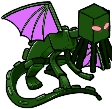 Cthulhu Mob - Minecraft Mob Png (386x405), Png Download
