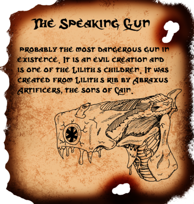 Neh The Speaking Gun By Foe-studios - Speaking Gun (400x419), Png Download