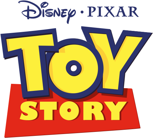 Toy Story - Logos With Primary Colors (500x500), Png Download
