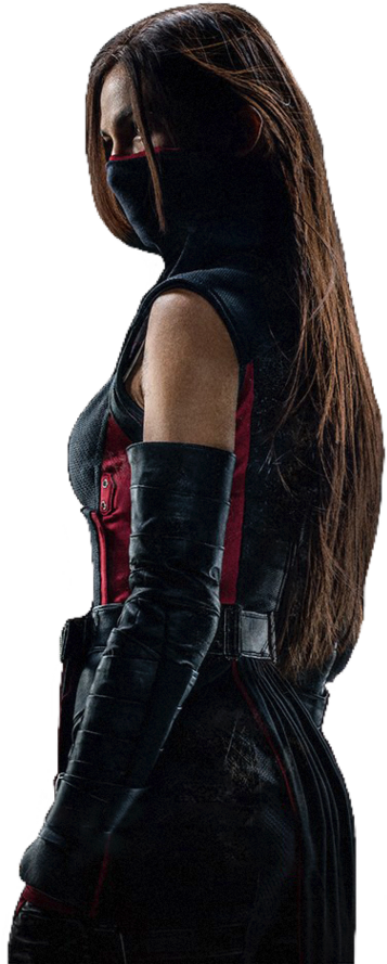 Daredevil Elektra 1 By Sidewinder16-dbwdq0l - Marvel's Daredevil – Season 2 (400x956), Png Download